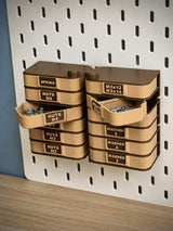 Skadis Modular Storage Tower – Stackable Box Organizer