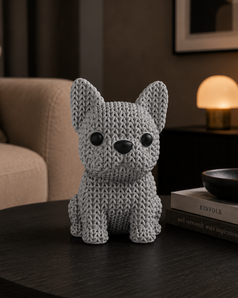 French Bulldog Figurine – Charming Desk Decor