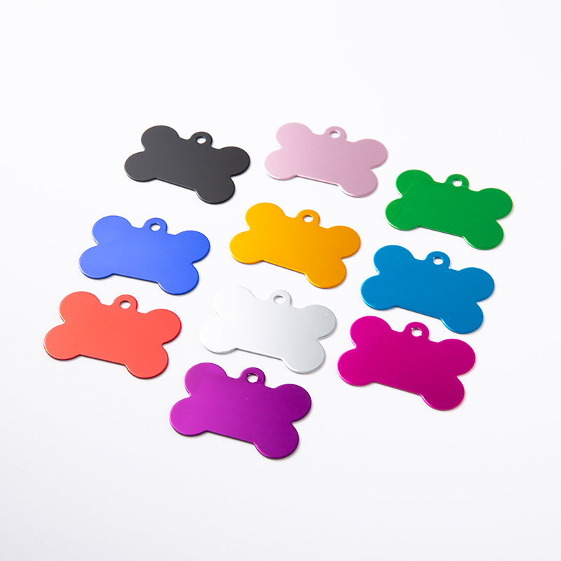 Engraved Dog Tag – Personalised Name Tag with Ring