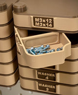 Skadis Modular Storage Tower – Stackable Box Organizer