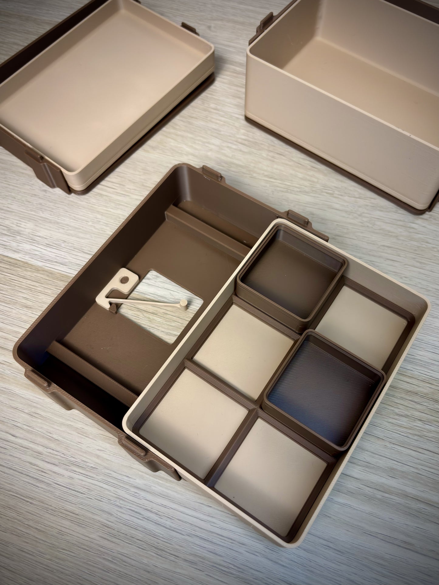 Modular Desk Drawer 2×3 Gridfinity | Push Lock