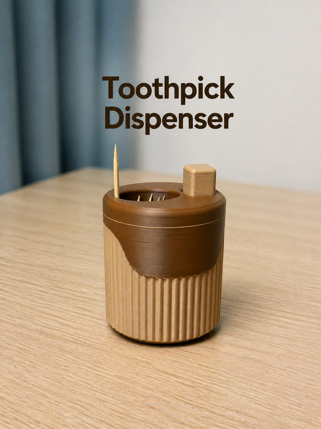 Tandstikdispenser – én tandstik pr. tryk