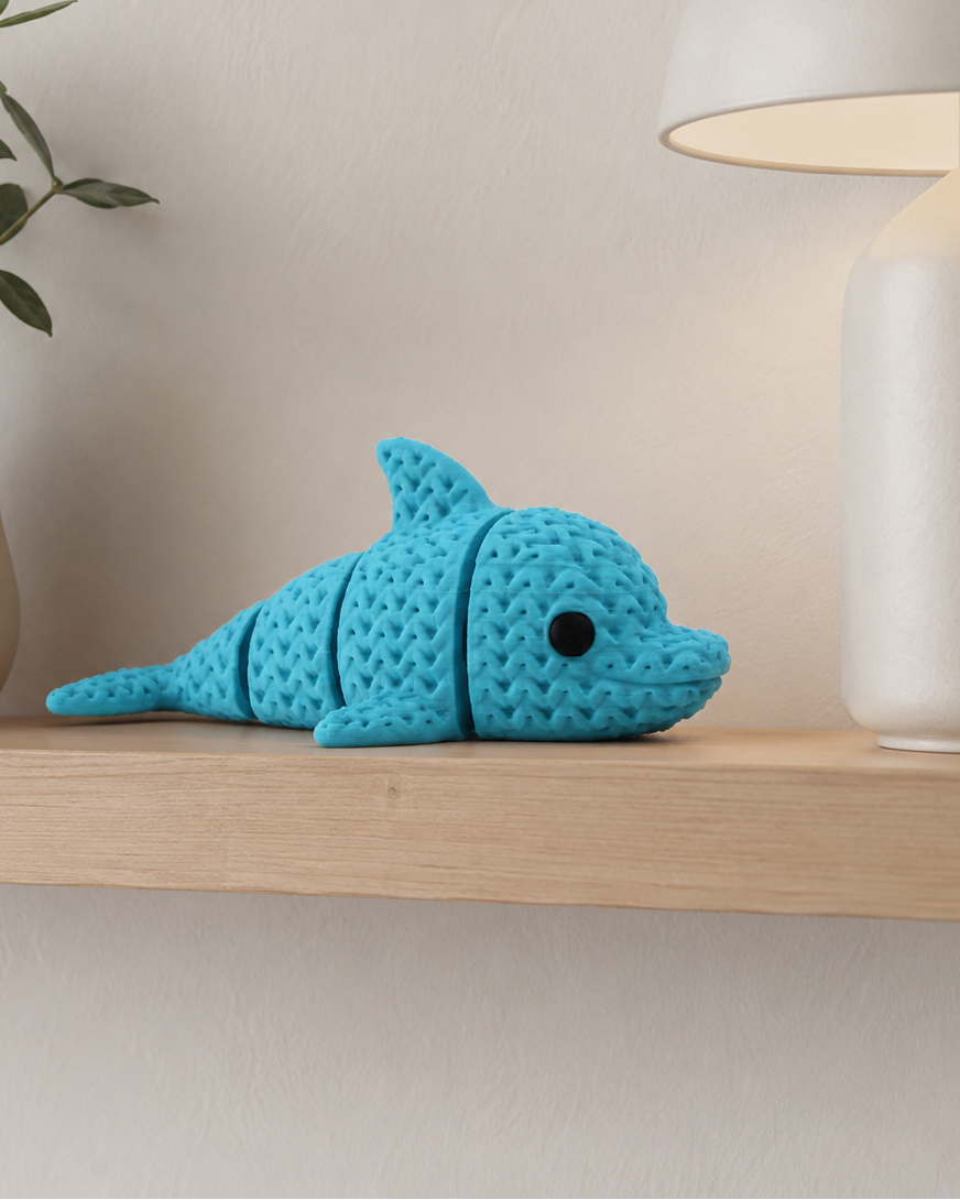 Dolphin Figurine – Ocean-Inspired Desk Decor