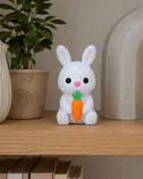Bunny Figurine – Easter Decoration with Carrot