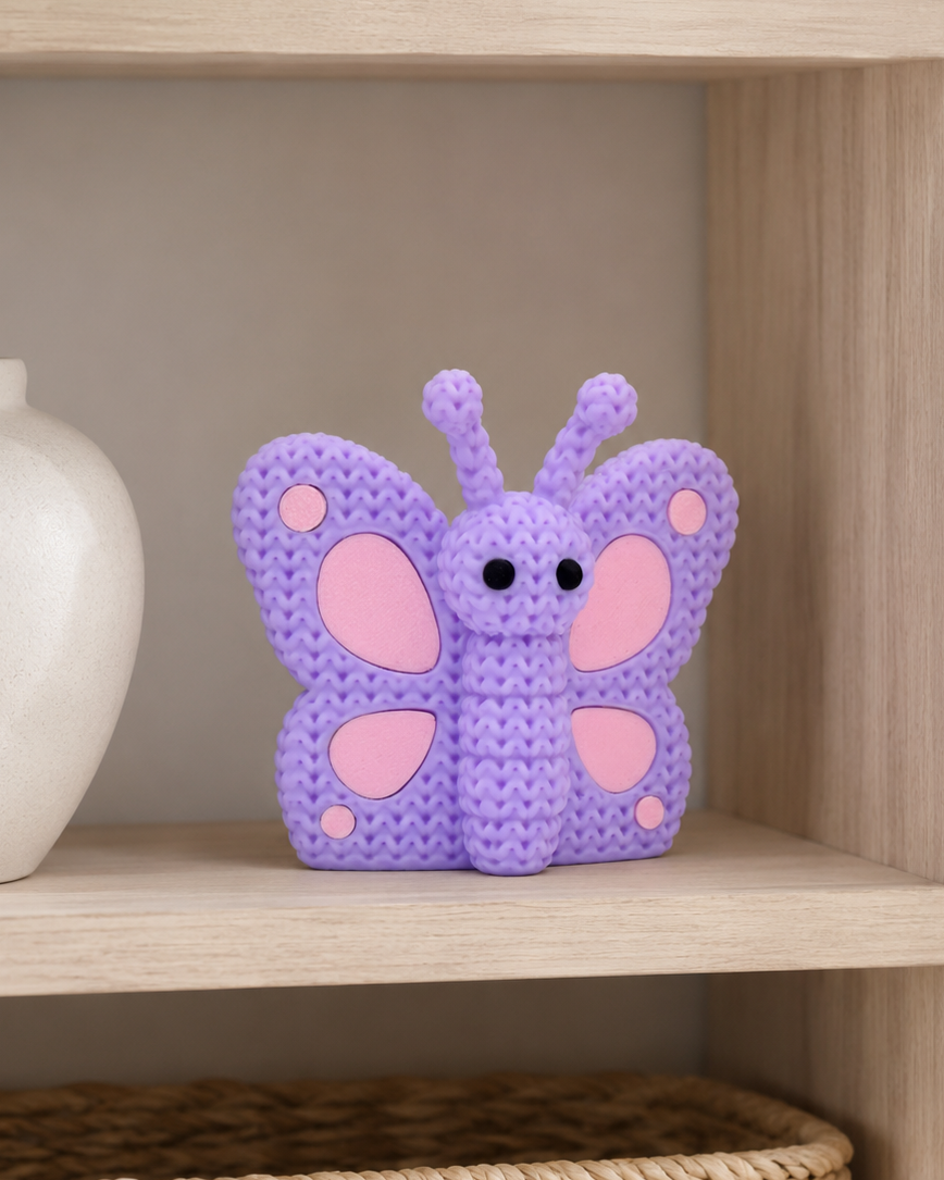 Butterfly Figurine – Delicate Textured Decor