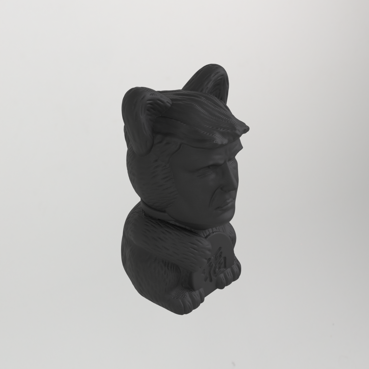 Cat Trump Statue — Funny Cat & Trump Remix Figure
