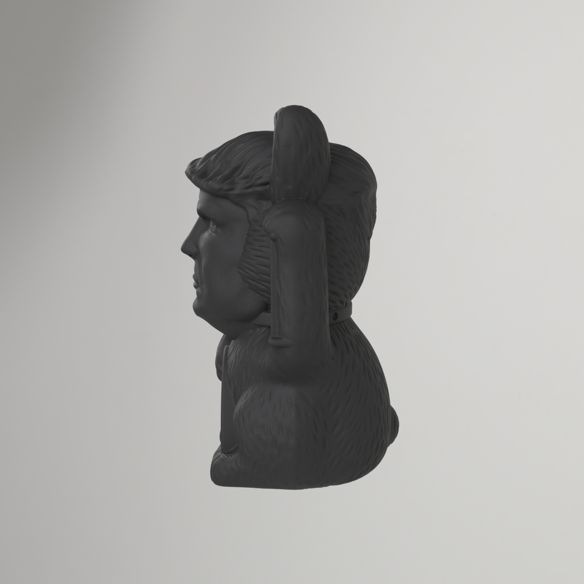 Cat Trump Statue — Funny Cat & Trump Remix Figure