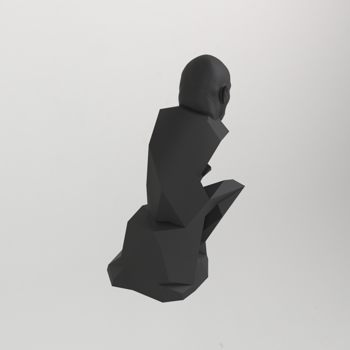Dwayne "The Rinker" Johnson — The Thinker Statue