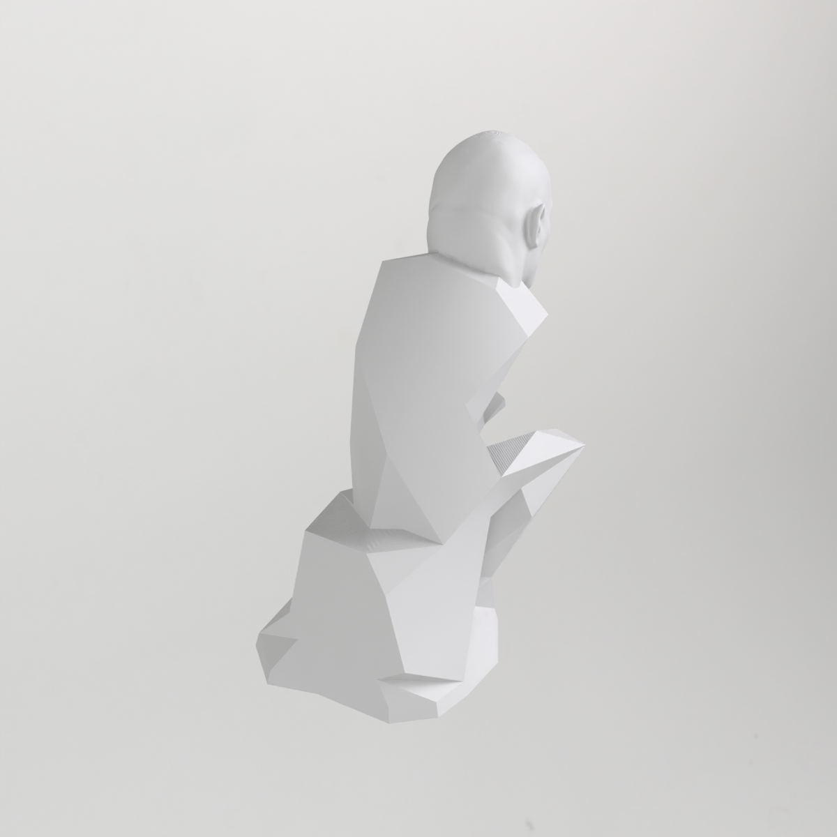 Dwayne "The Rinker" Johnson — The Thinker Statue