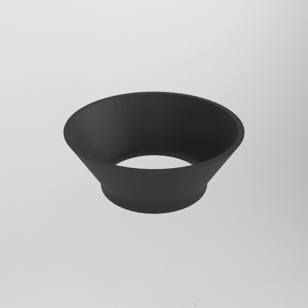 ROK Espresso portafilter funnel, mess-free dosing