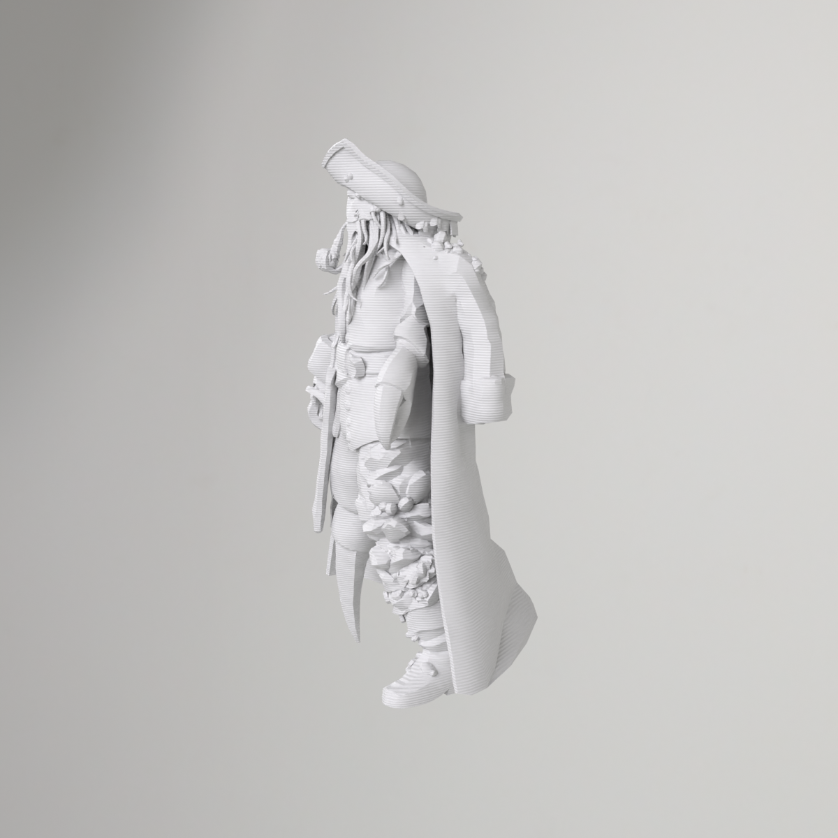 Davy Jones Pirate Figure – 3D Printed