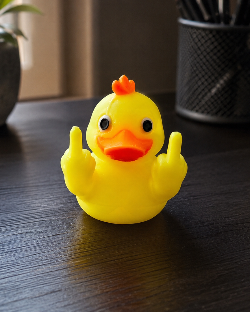 Duck You V2 – Cheeky Middle Finger Duck