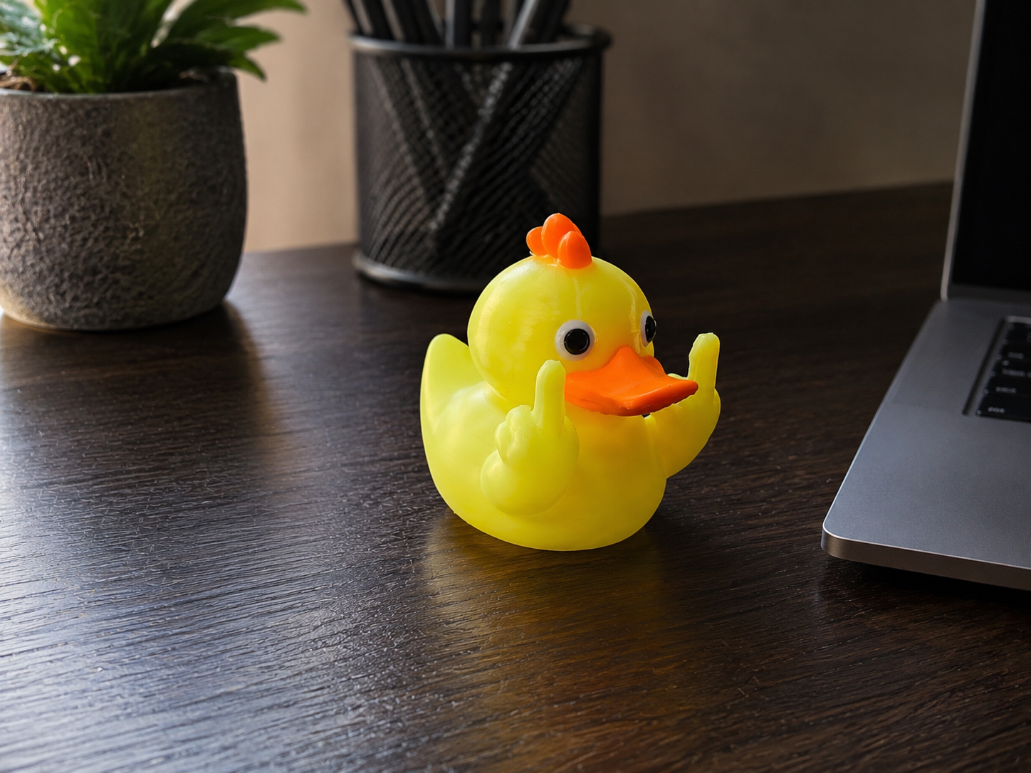 Duck You V2 – Cheeky Middle Finger Duck