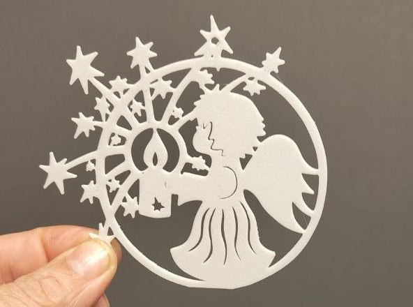 Angel Christmas tree ornament