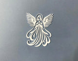 Angel Christmas tree ornament with elegant lines