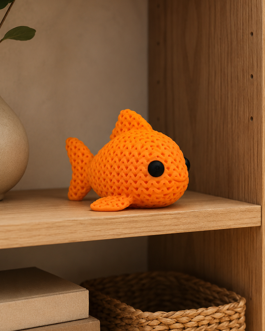 Fish Figurine – Charming Textured Decor