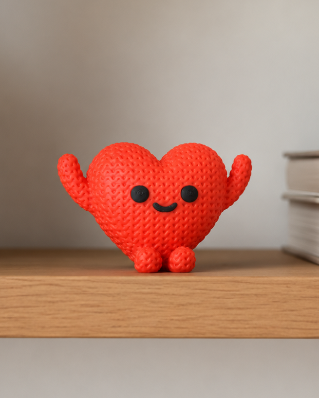 Heart Figurine – Sweet Valentine & Mother's Day Decor