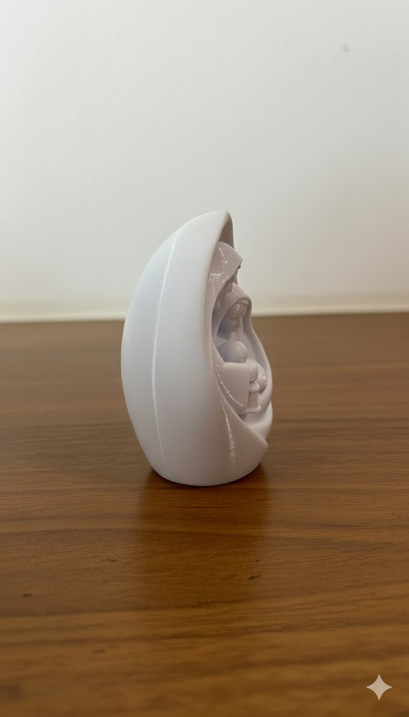 Nativity scene with the Holy Family – minimalist figure