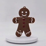 Movable gingerbread man flexi figure