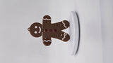 Movable gingerbread man flexi figure