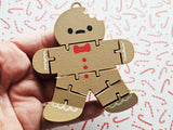 Movable gingerbread man flexi figure