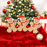 Personalized gingerbread man ornament with name