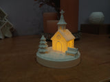 Christmas house for tealights – gingerbread church
