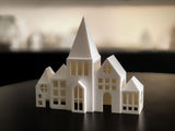 Christmas house for LED tealights – mini house for winter and Christmas