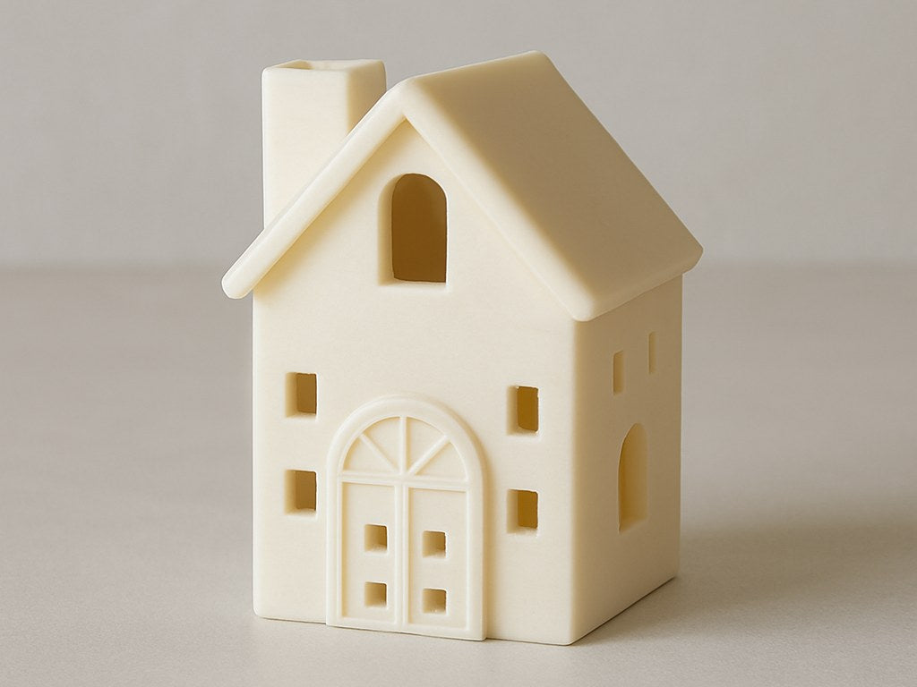 Christmas house for tealights – simple LED house for Christmas