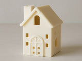 Christmas house for tealights – simple LED house for Christmas