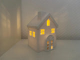 Christmas house for tealights – simple LED house for Christmas