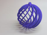 Ribbed Christmas baubles in three sizes