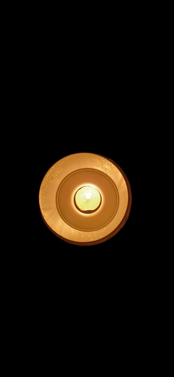 Christmas lamp for LED tealights, 137 mm tall