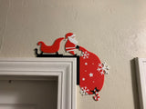 Santa figure for the door frame