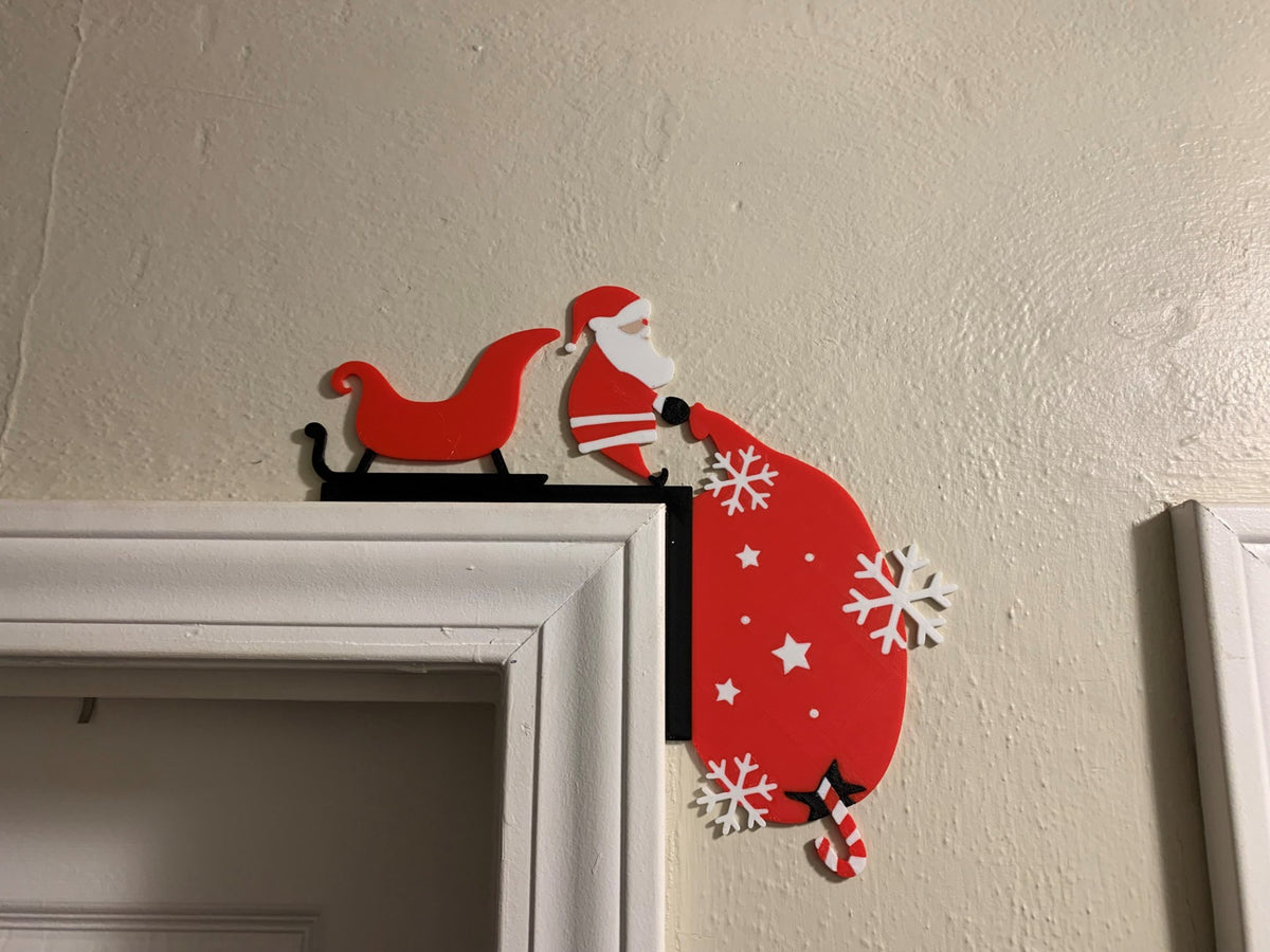 Santa figure for the door frame