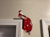 Santa figure for the door frame