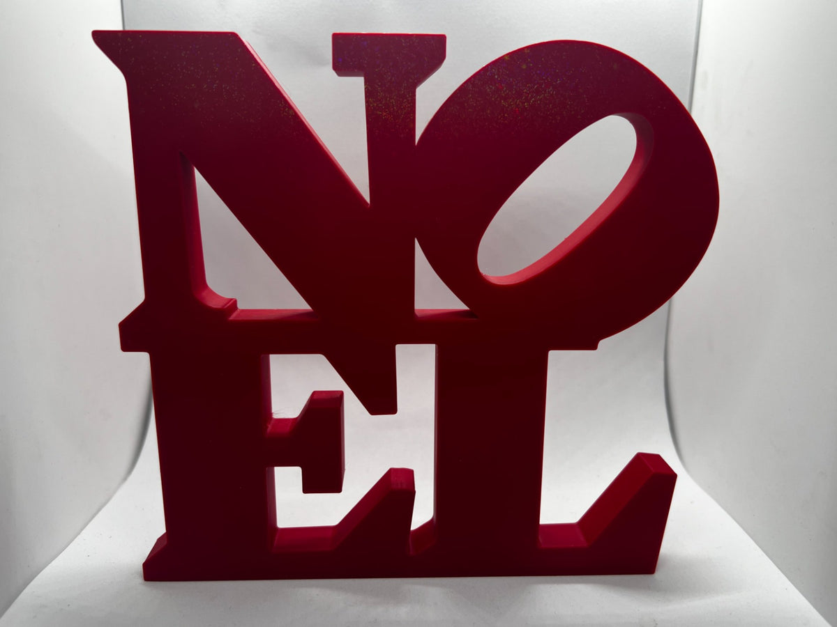 Christmas decoration with the word NOEL