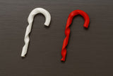 Striped candy cane Christmas ornament