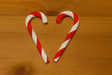 Striped candy cane Christmas ornament