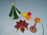 Foldable Christmas tree fidget with 10 layers
