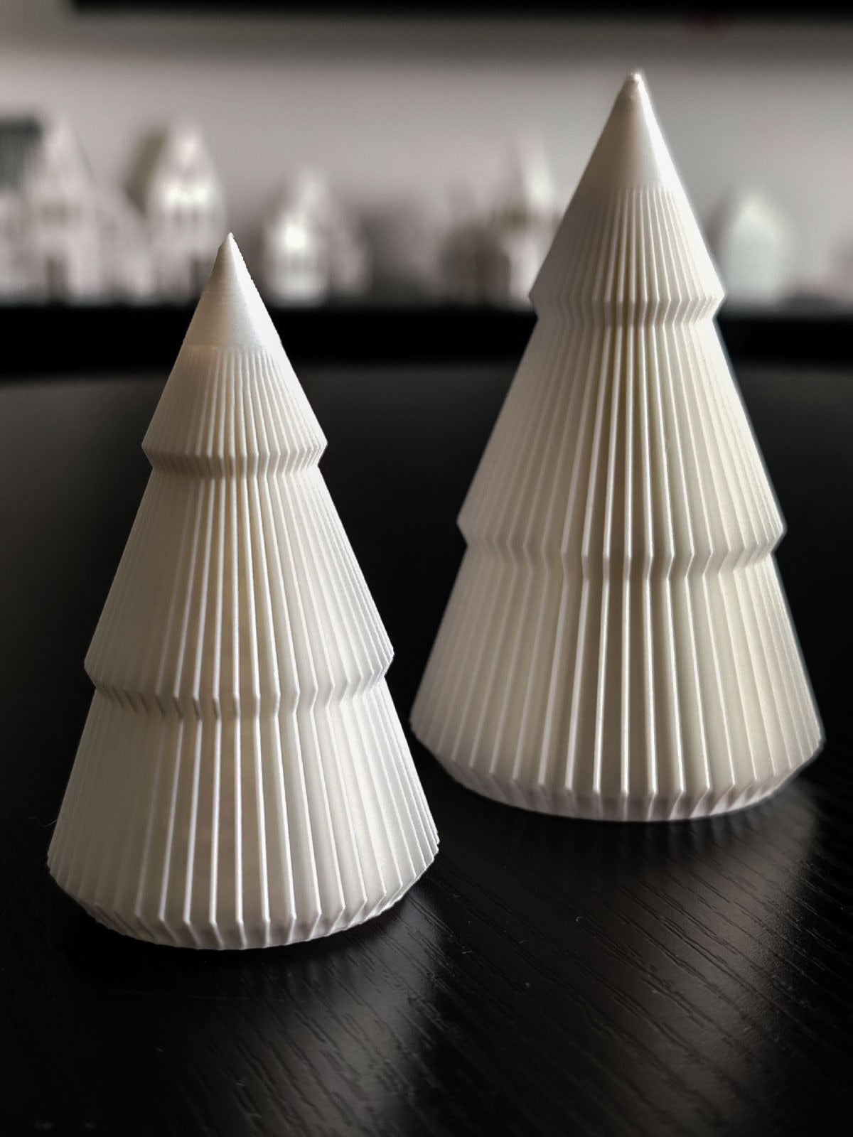 Minimalist mini Christmas trees