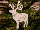 Christmas tree ornament with deer
