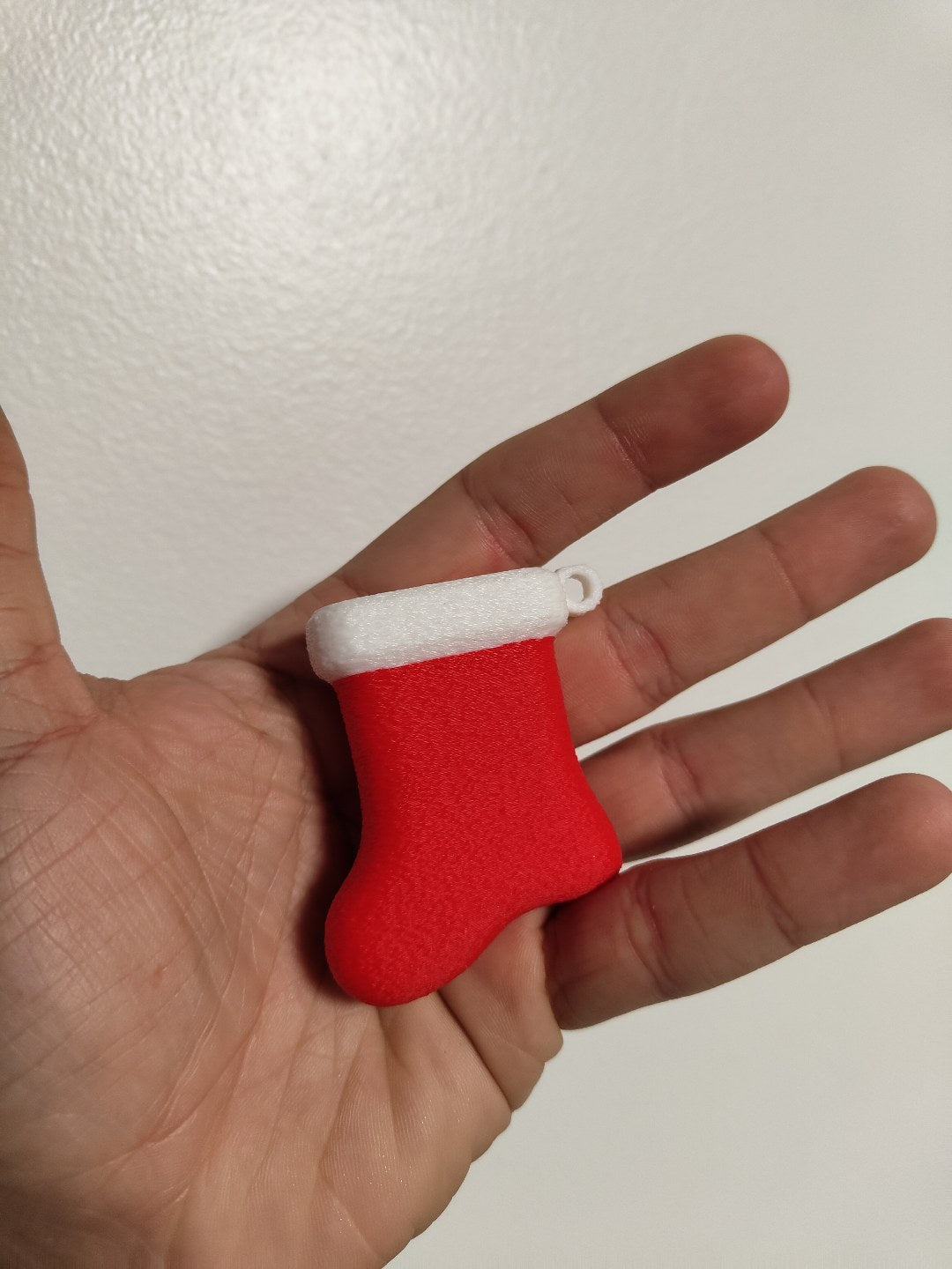 Small Christmas stocking tree ornament