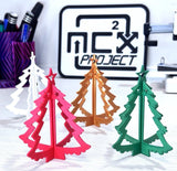 Small assemble-it-yourself Christmas tree as a hanging ornament