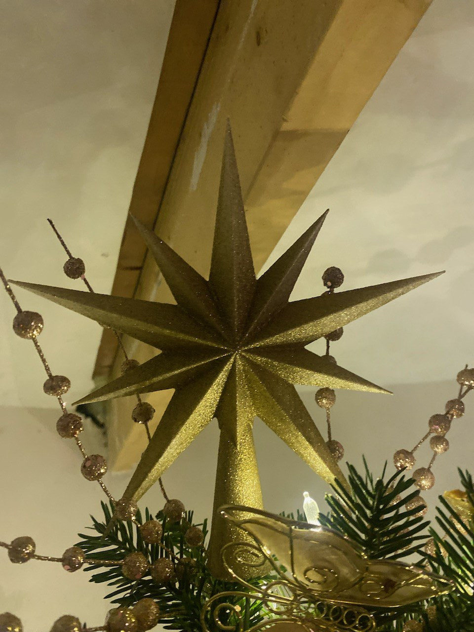 Christmas tree star with ten points
