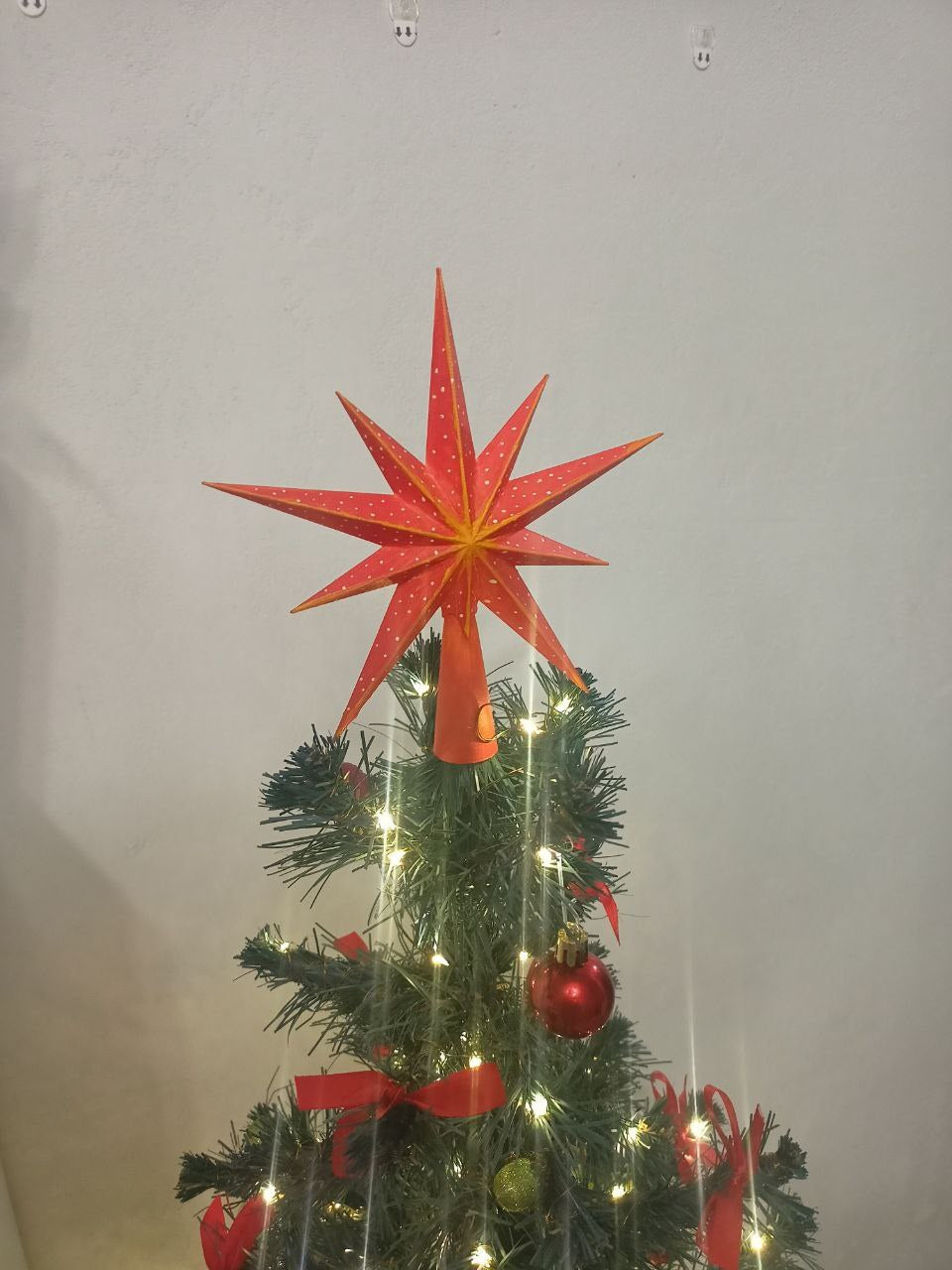 Christmas tree star with ten points