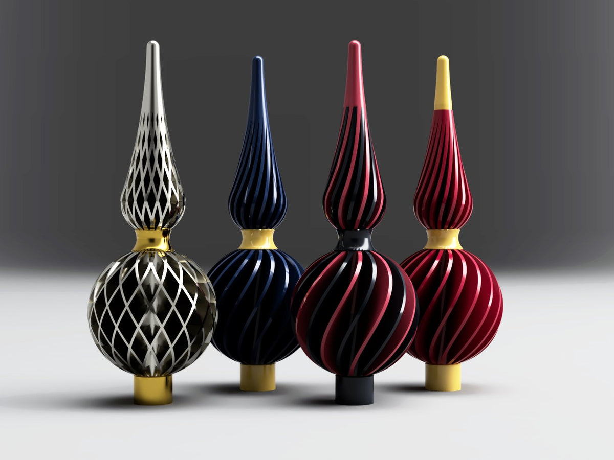 Christmas tree topper spire 280 mm, modular design