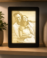 Personalised Lithophane Photo Lamp – Your Own Picture in 3D