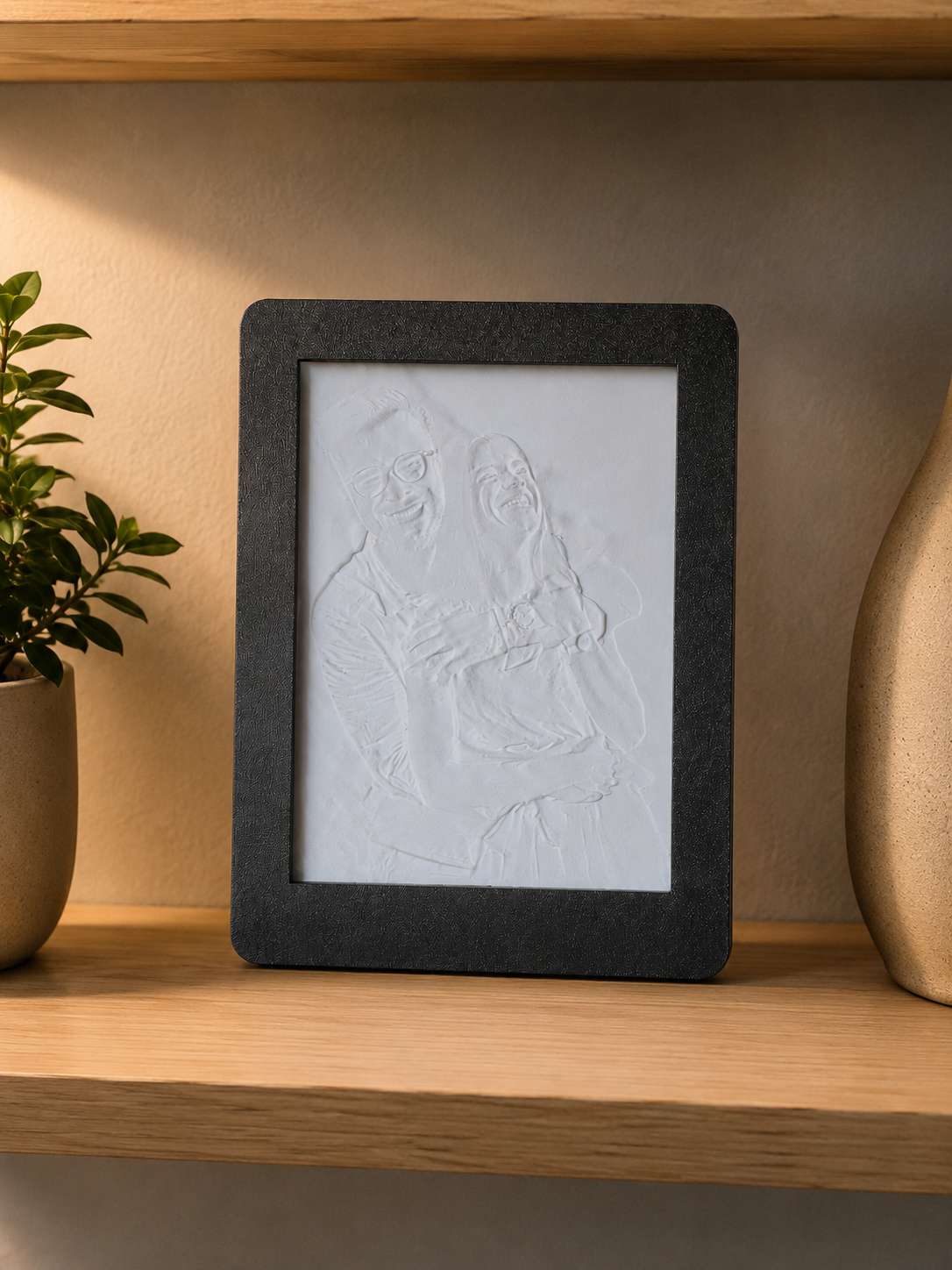 Personalised Lithophane Photo Lamp – Your Own Picture in 3D