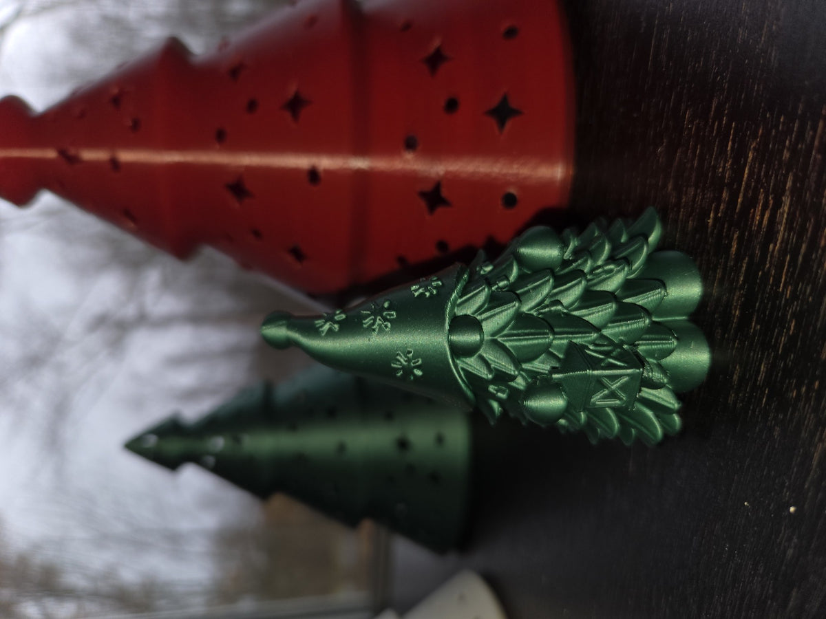 Cute Christmas gnome figure shaped like a Christmas tree